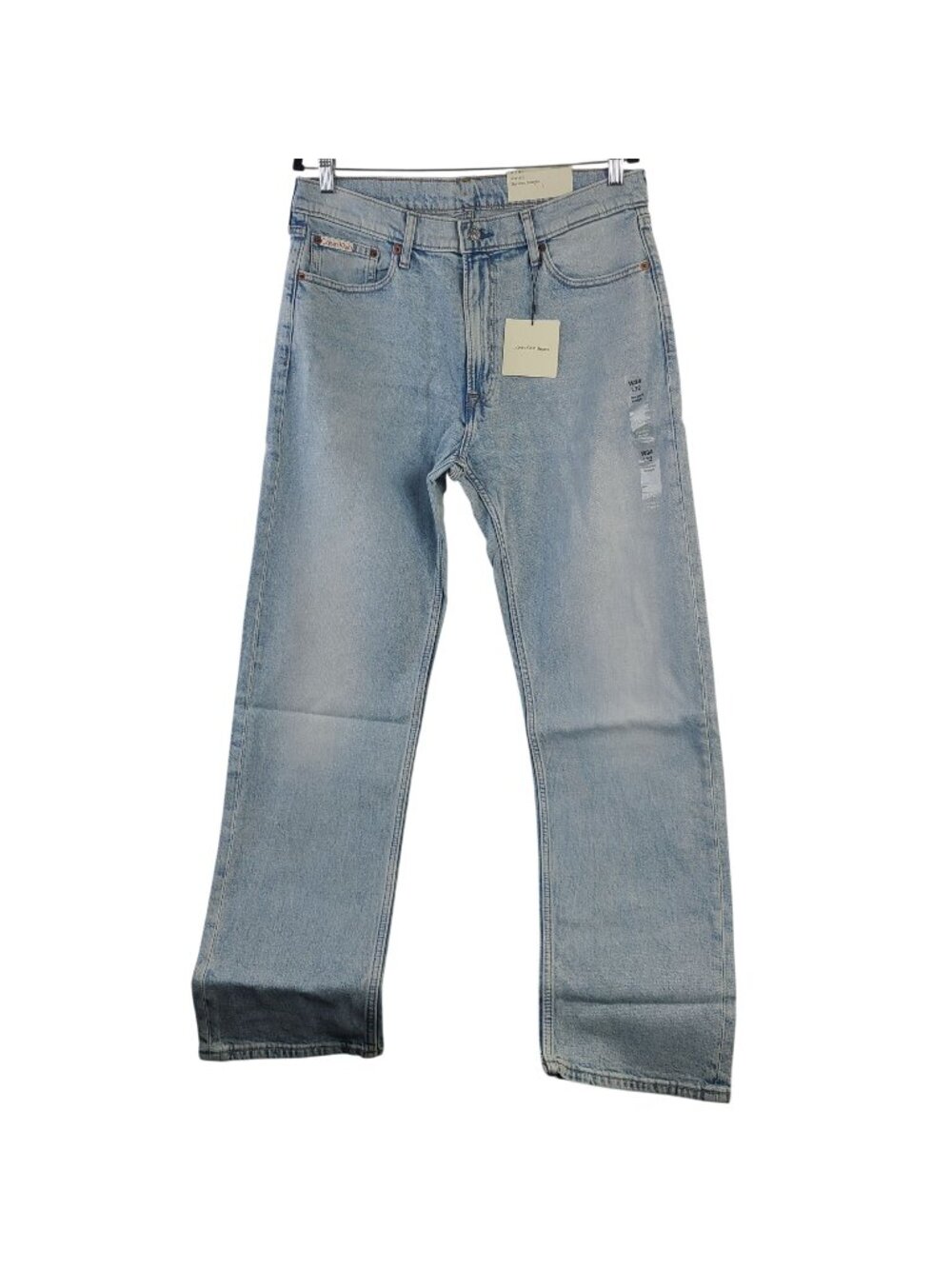 NEW Calvin Klein Men's Standard Straight Jeans Light Wash 34W 32L